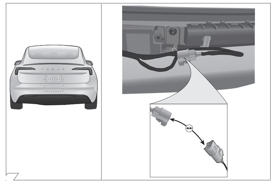 Tesla-dedicated-plug-towbar-wiring-Highland-13-Pin